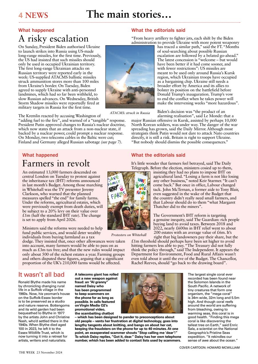 The Week Preview Pages