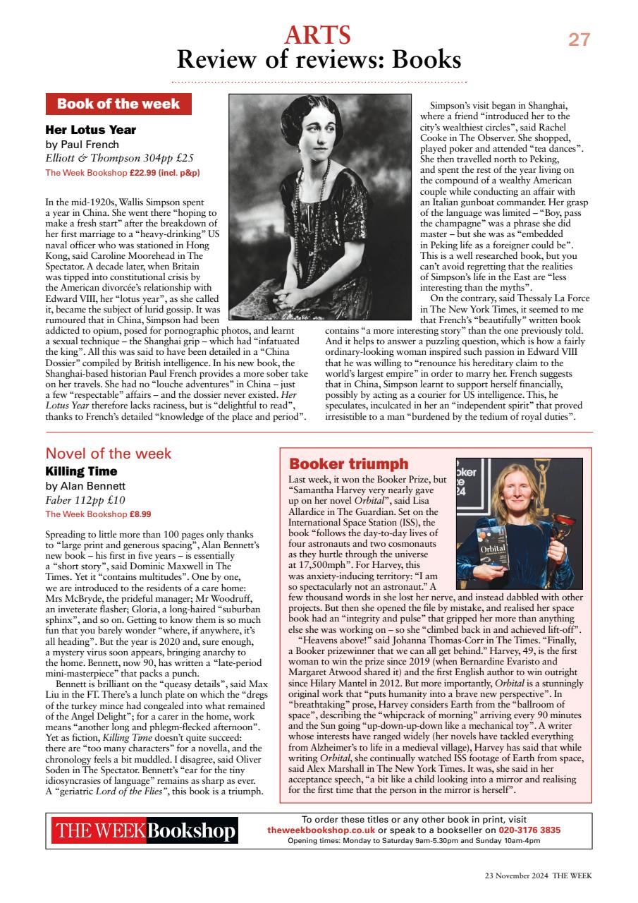 The Week Preview Pages