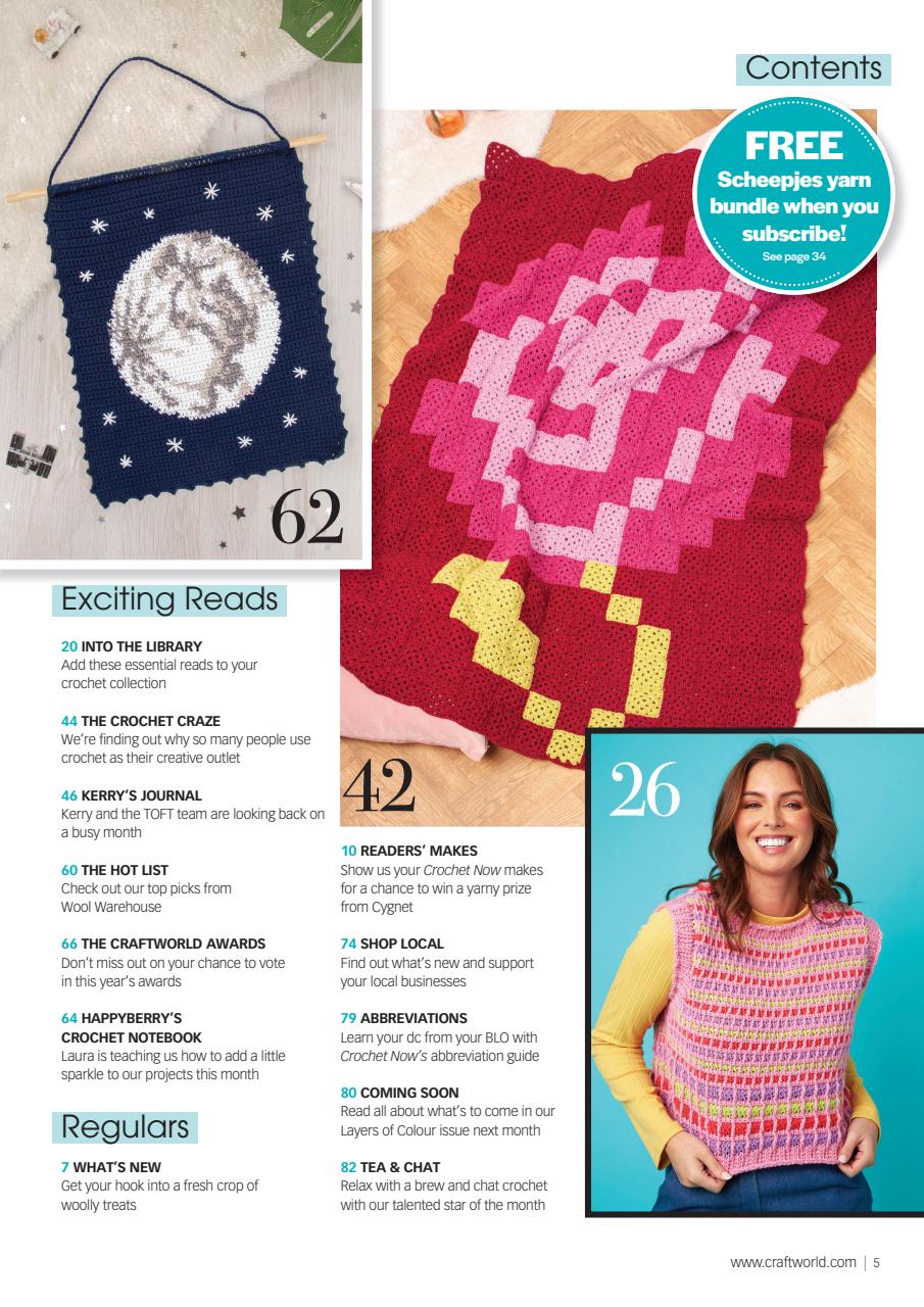 Crochet Now Magazine Preview Pages