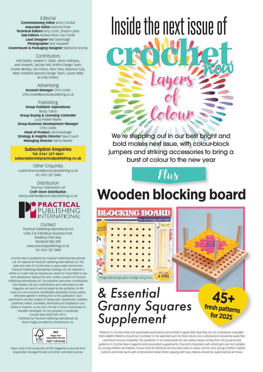 Crochet Now Magazine Preview Pages