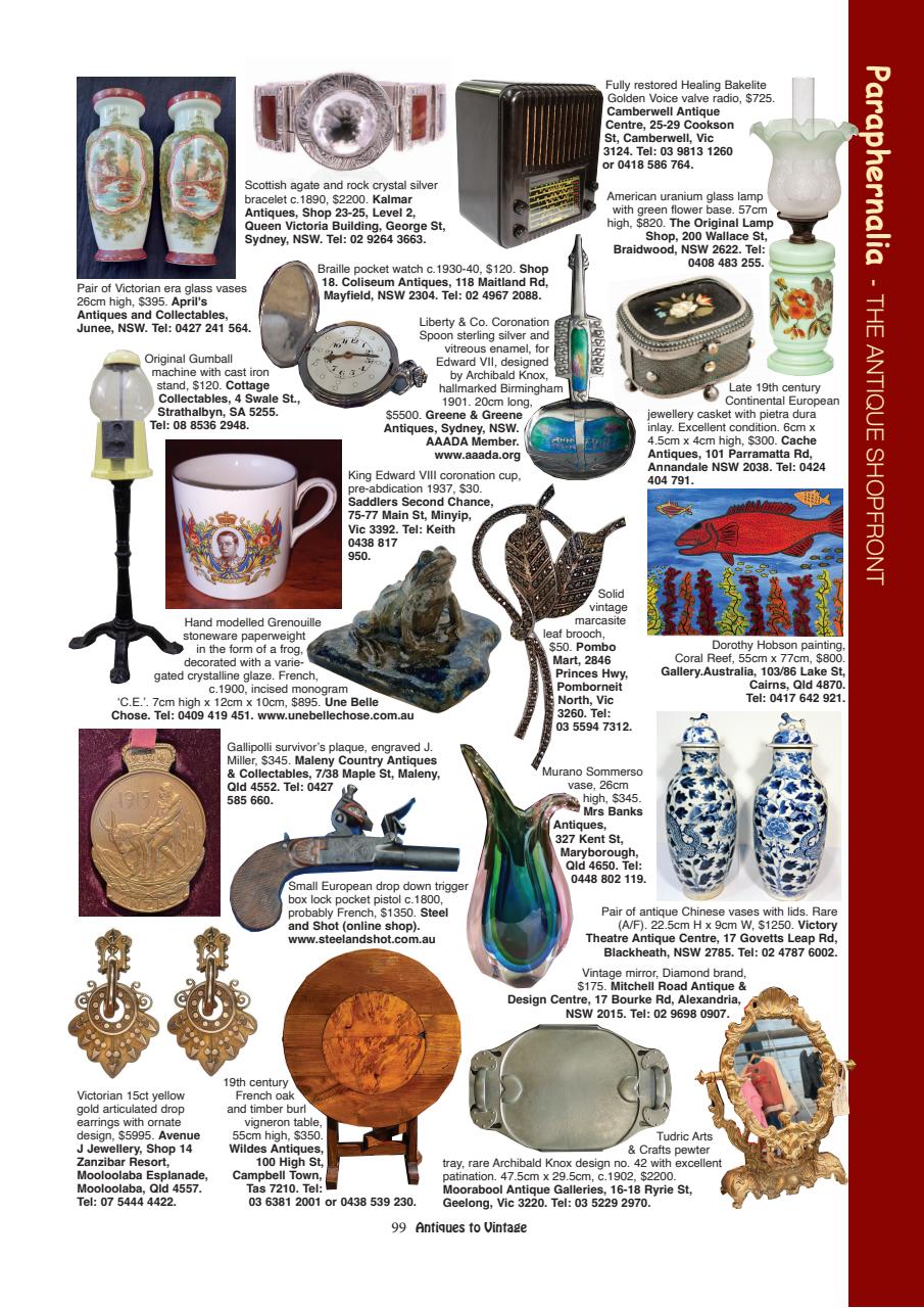 Antiques to Vintage Preview Pages