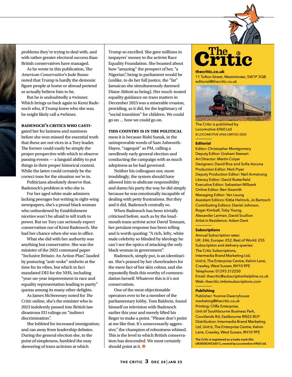 The Critic Preview Pages