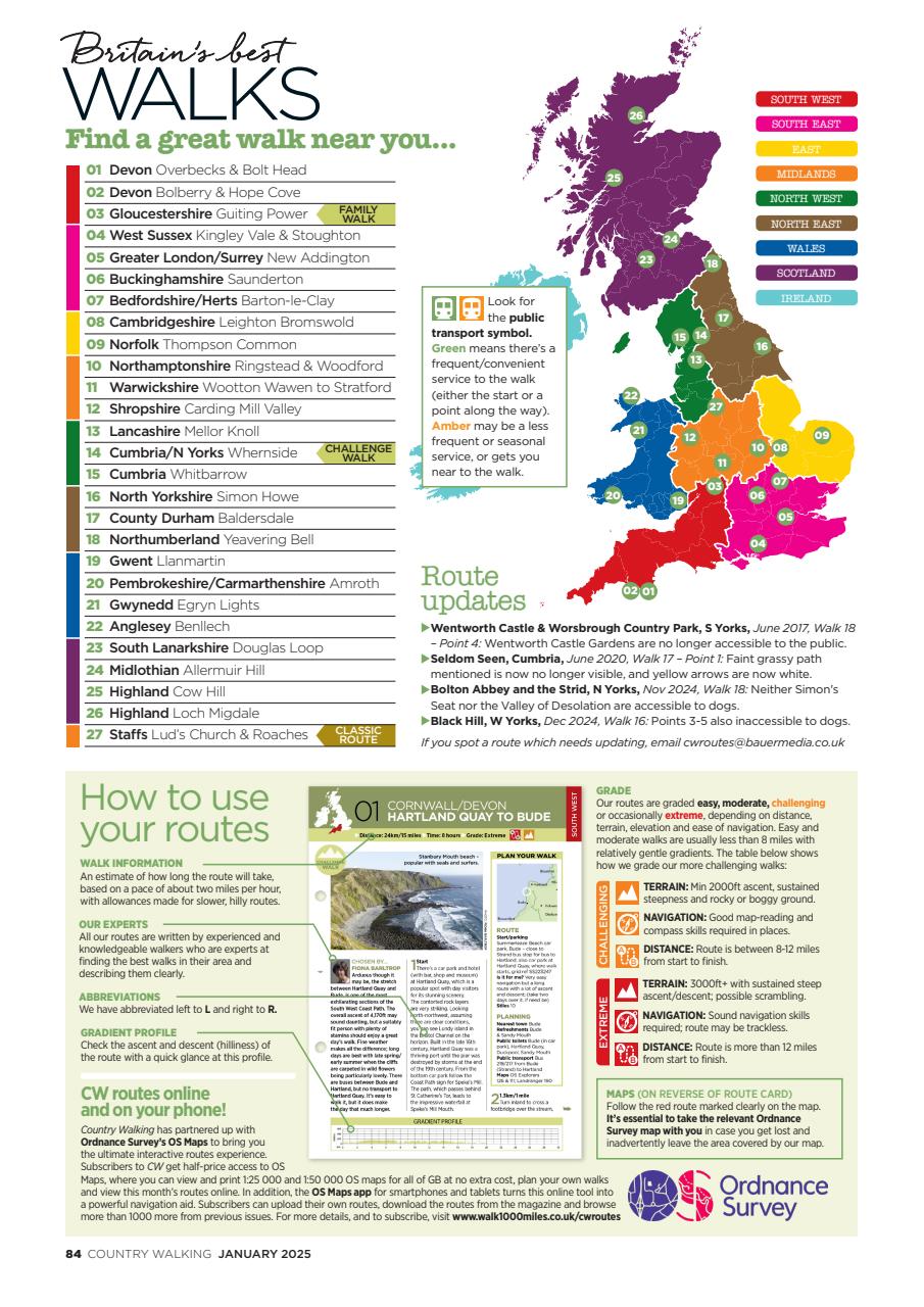 Country Walking Preview Pages