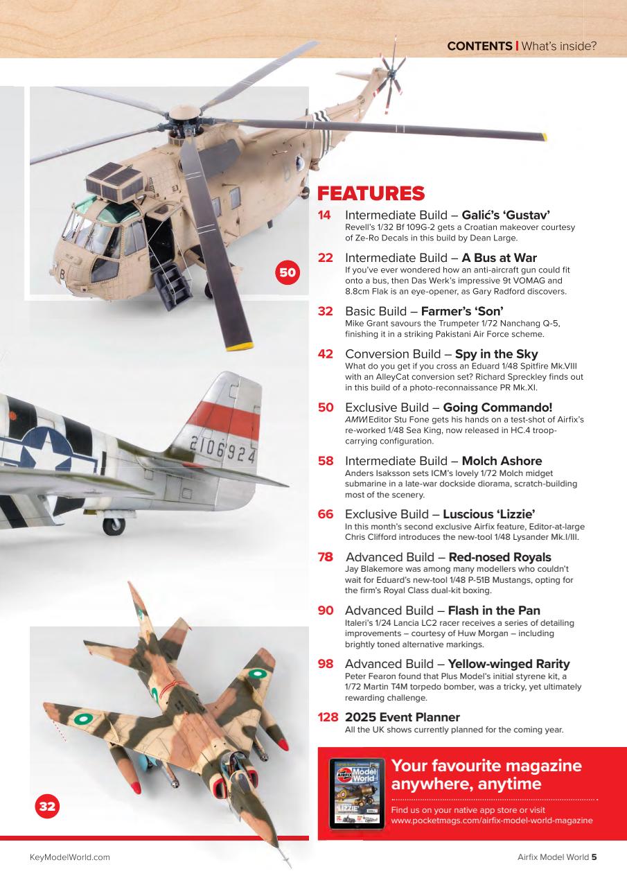 Airfix Model World Preview Pages
