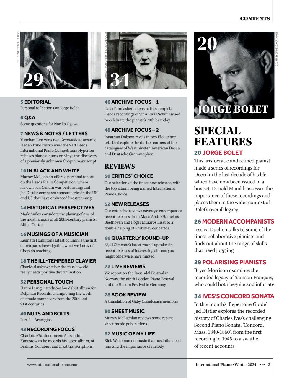 International Piano Preview Pages