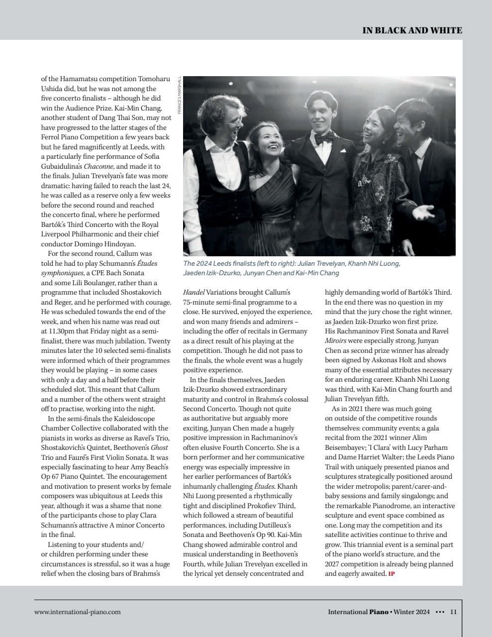 International Piano Preview Pages