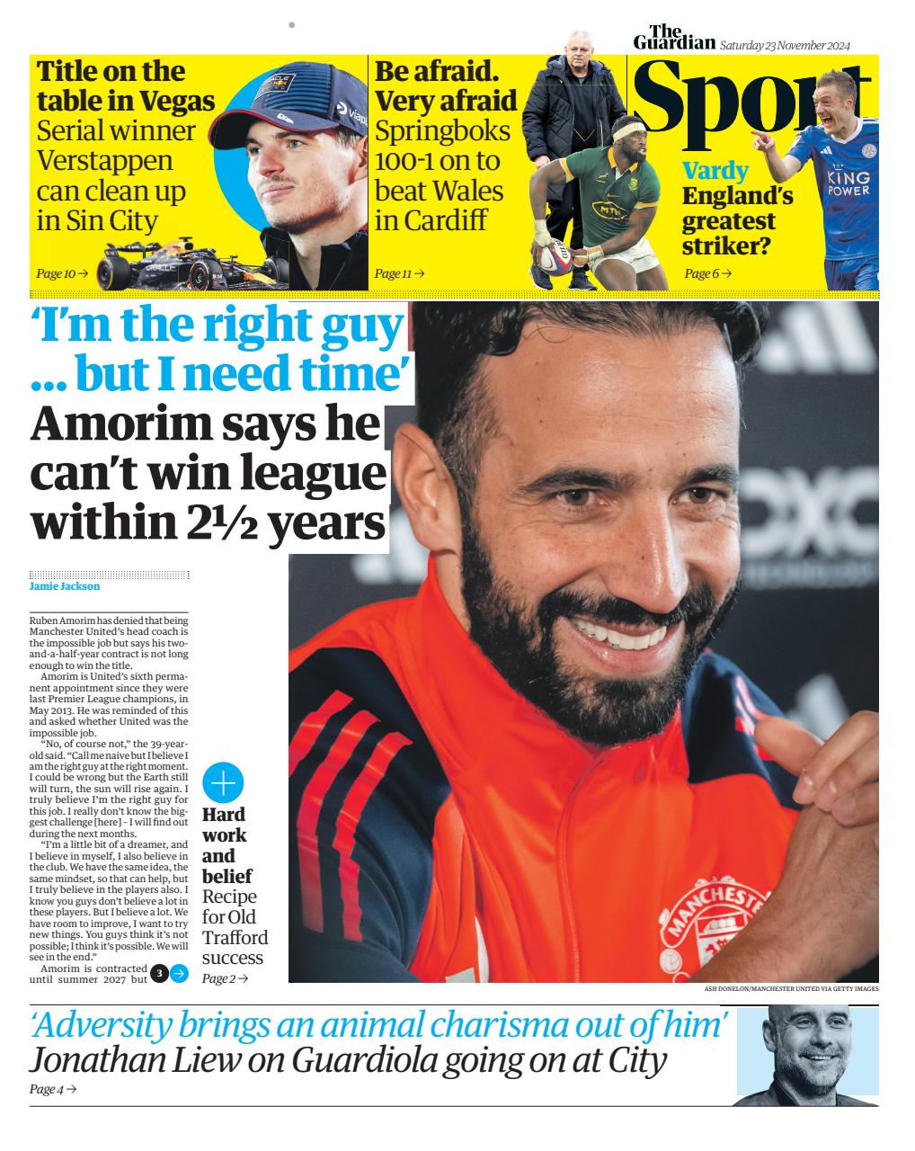 The Guardian Newspaper Preview Pages