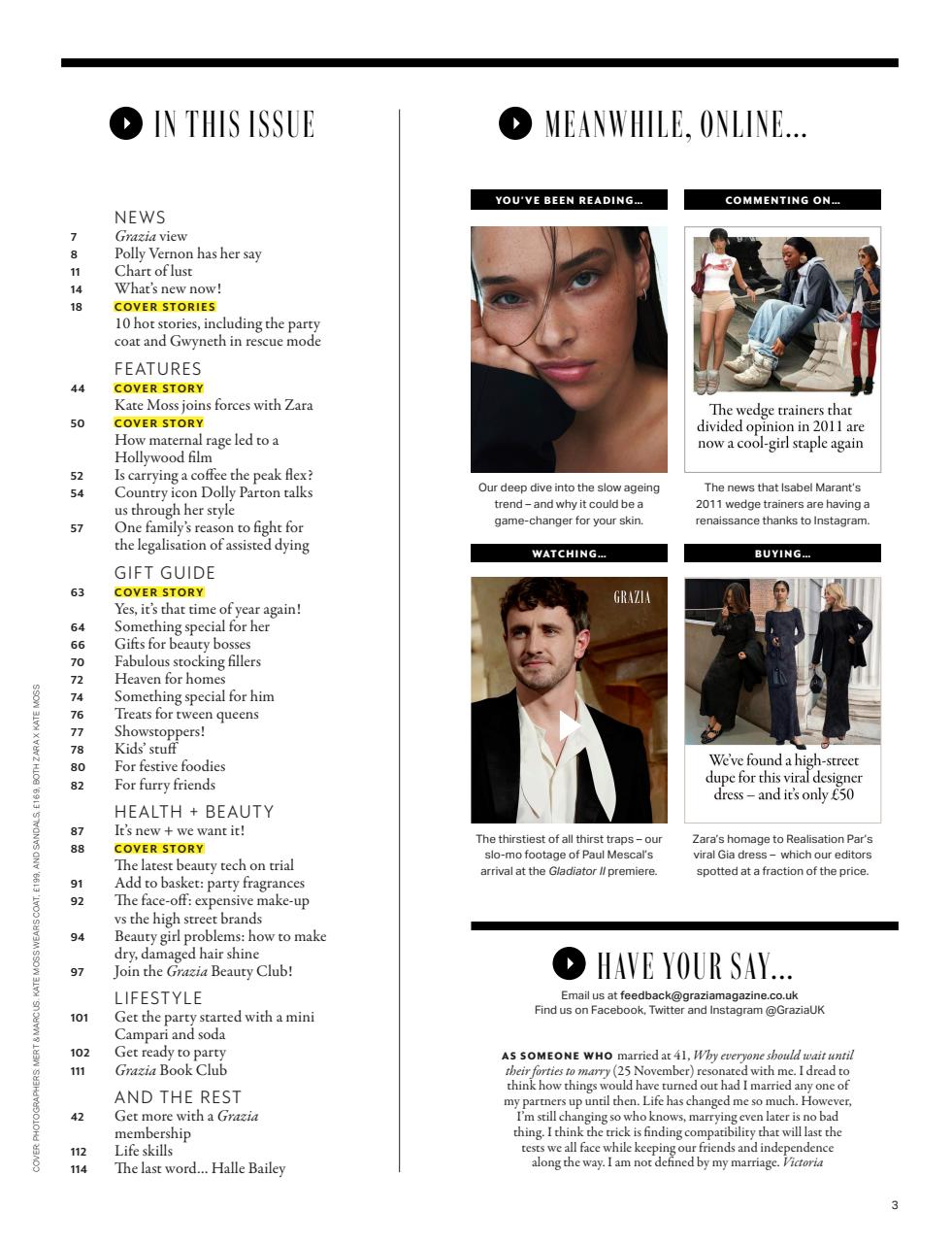 Grazia Preview Pages