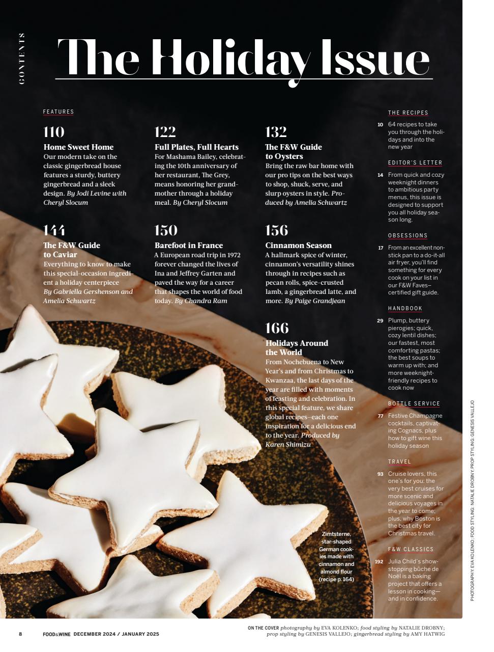 Food & Wine Preview Pages