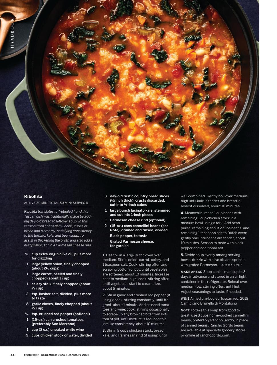 Food & Wine Preview Pages