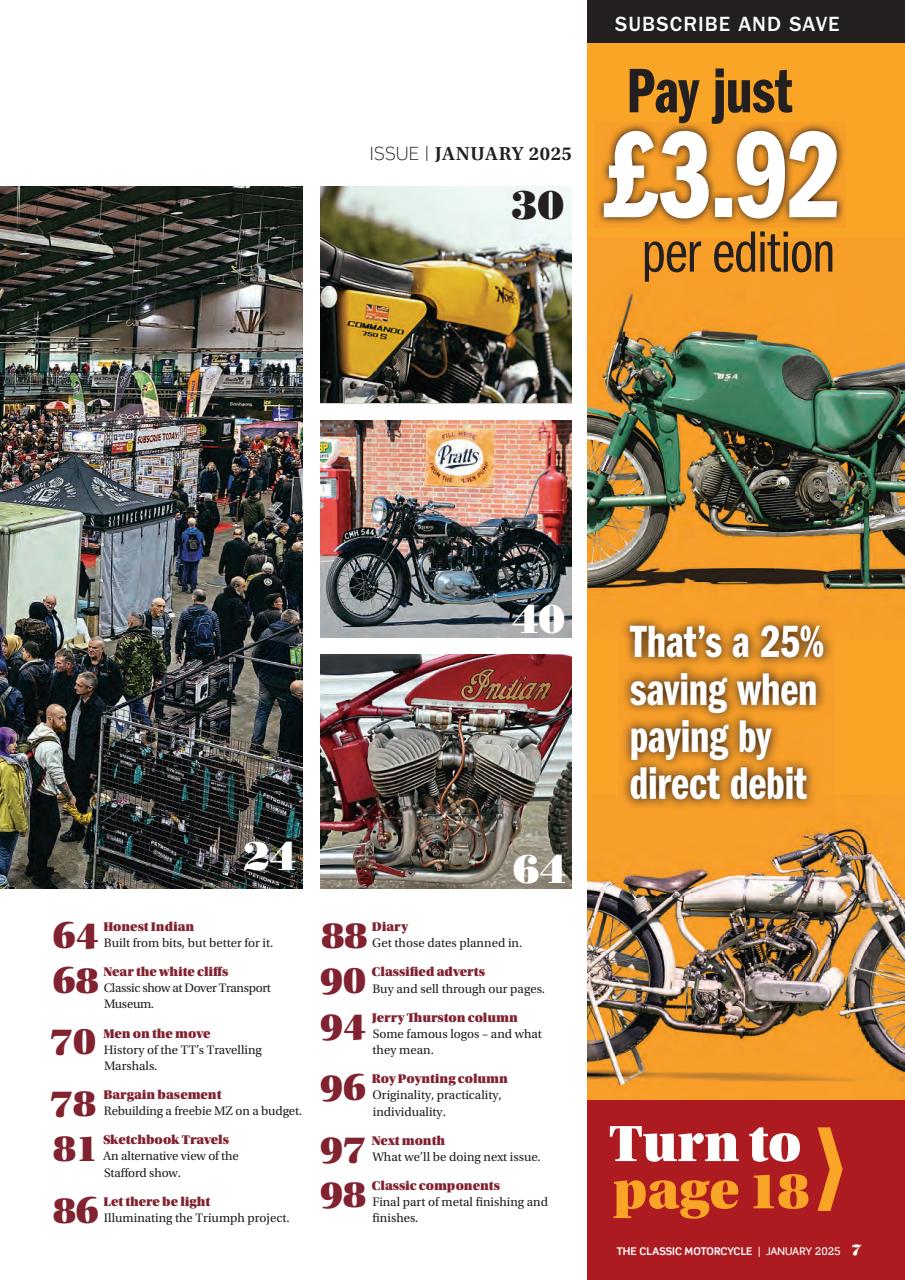 The Classic MotorCycle Preview Pages
