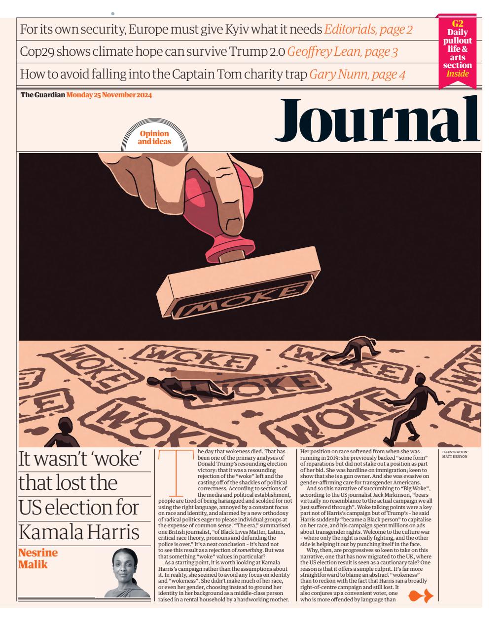 The Guardian Newspaper Preview Pages