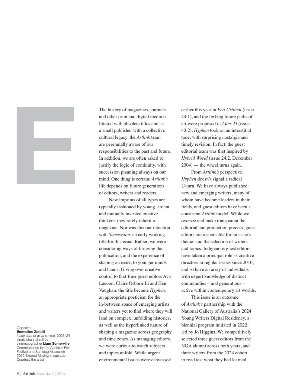 Artlink Magazine Preview Pages