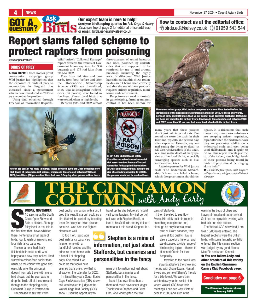 Cage & Aviary Birds Preview Pages