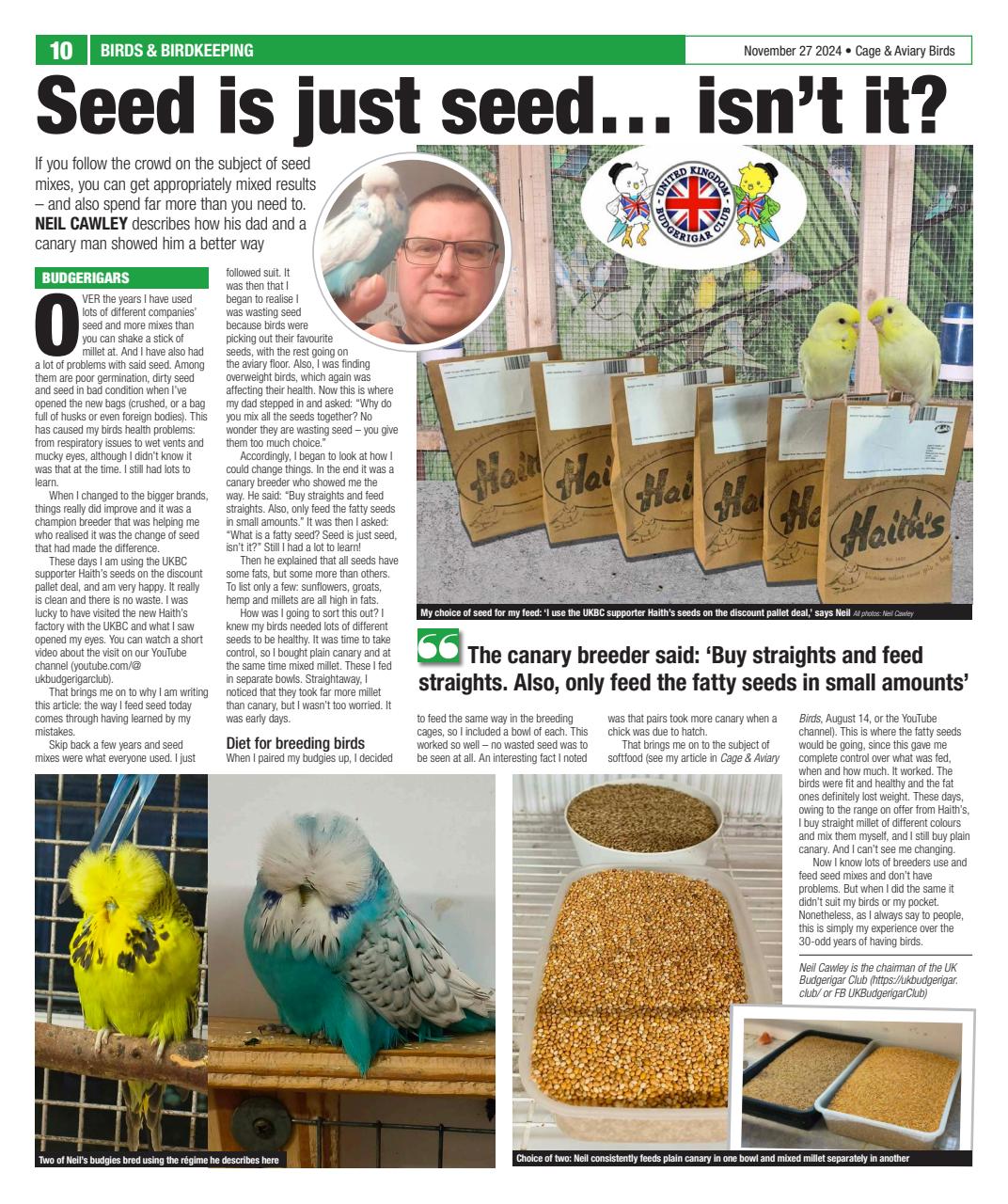 Cage & Aviary Birds Preview Pages