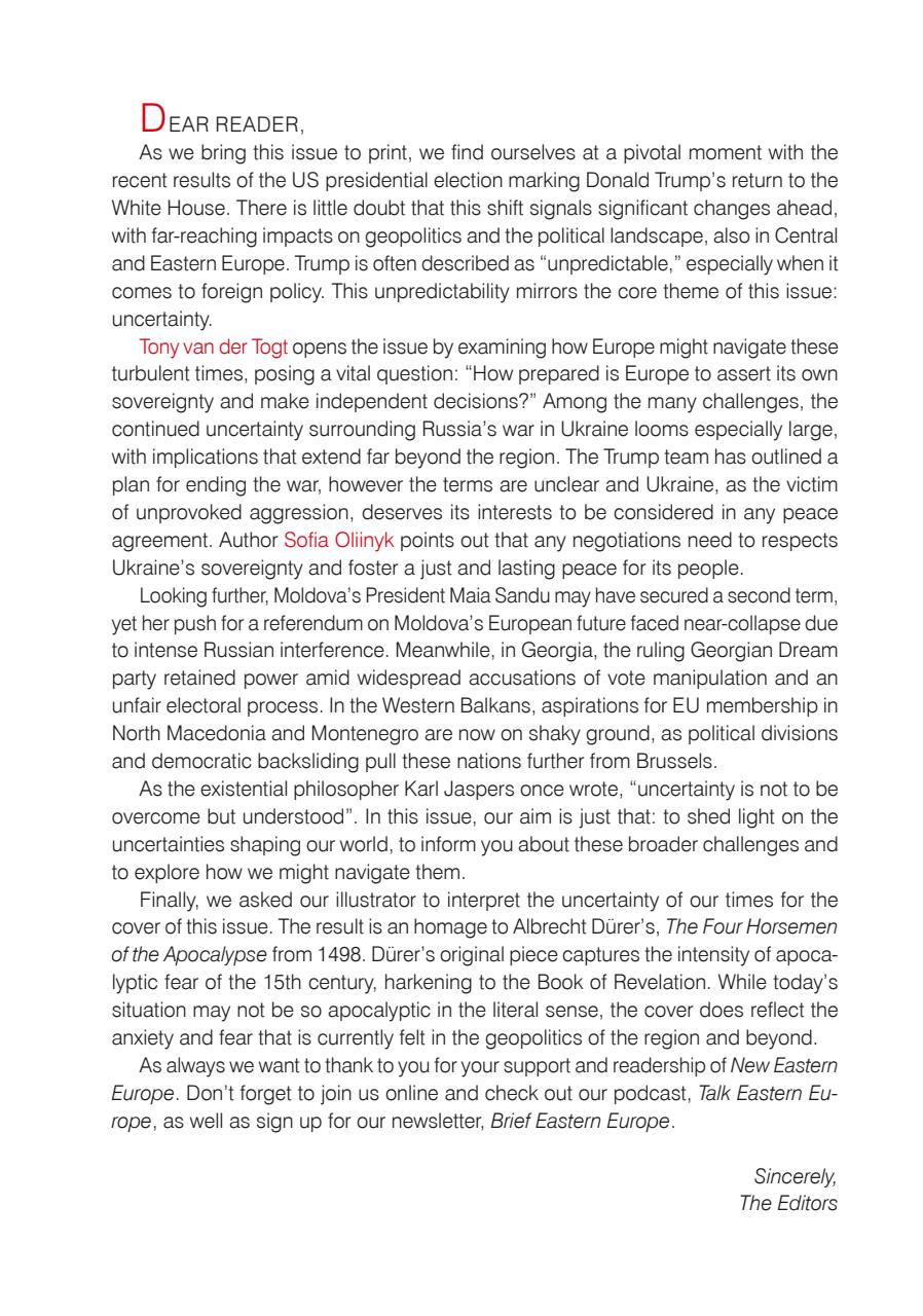 New Eastern Europe Preview Pages