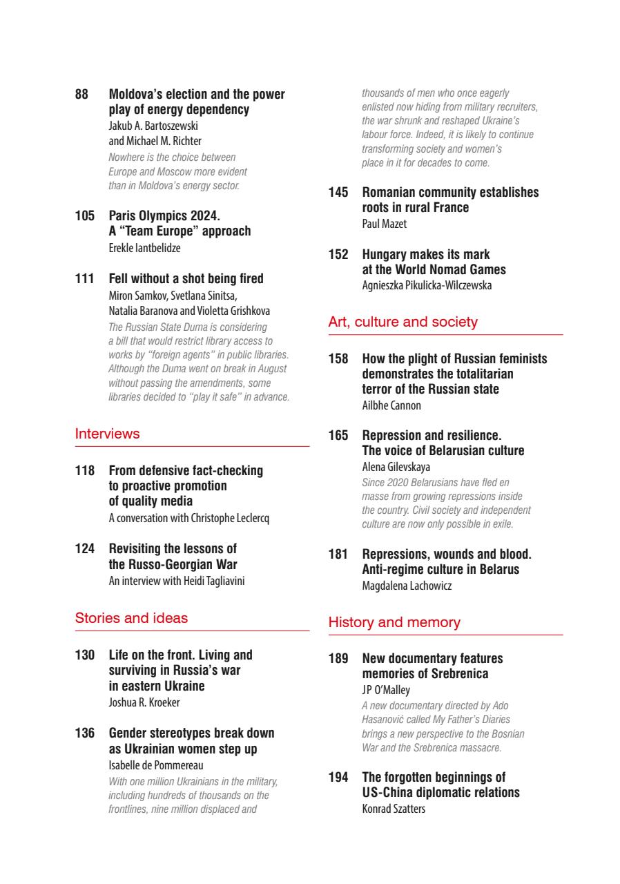 New Eastern Europe Preview Pages