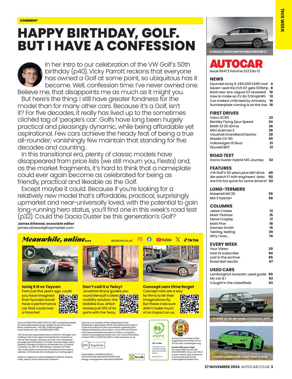 Autocar Preview Pages