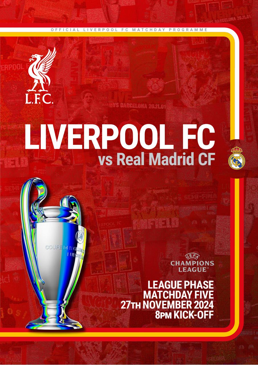 Liverpool FC Programmes Preview Pages