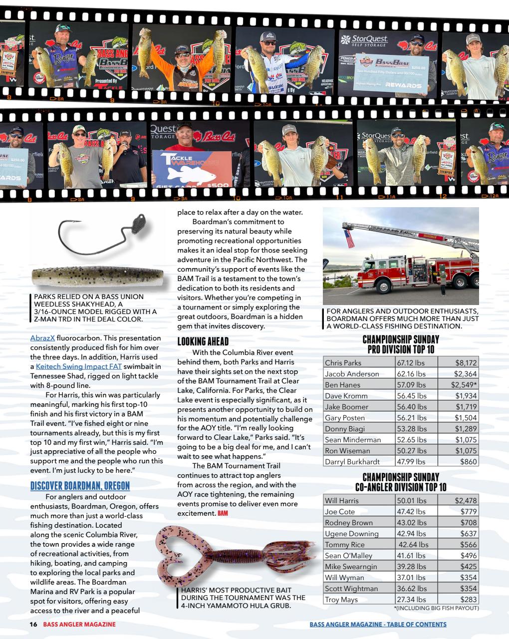BASS ANGLER MAGAZINE Preview Pages