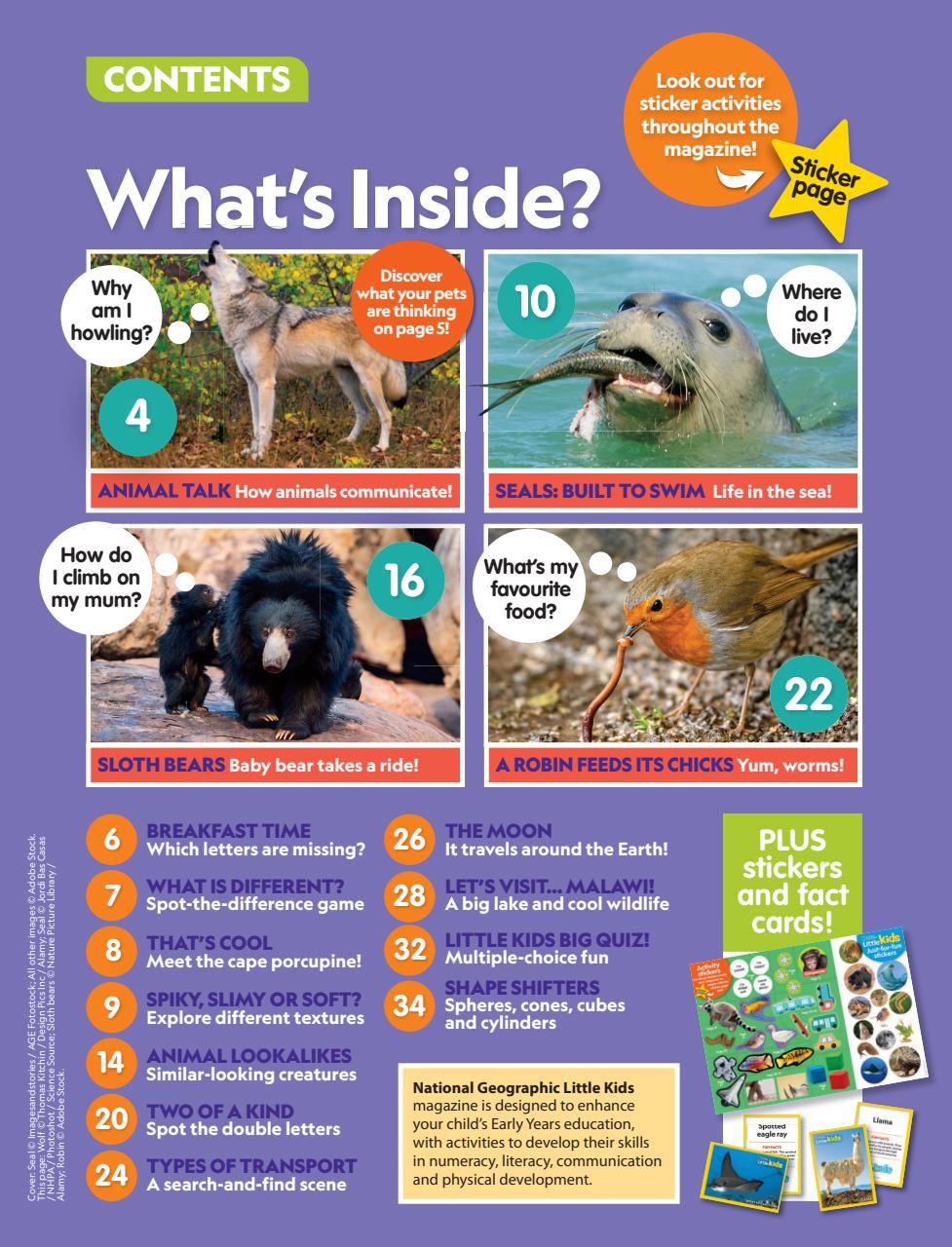 National Geographic Little Kids Preview Pages