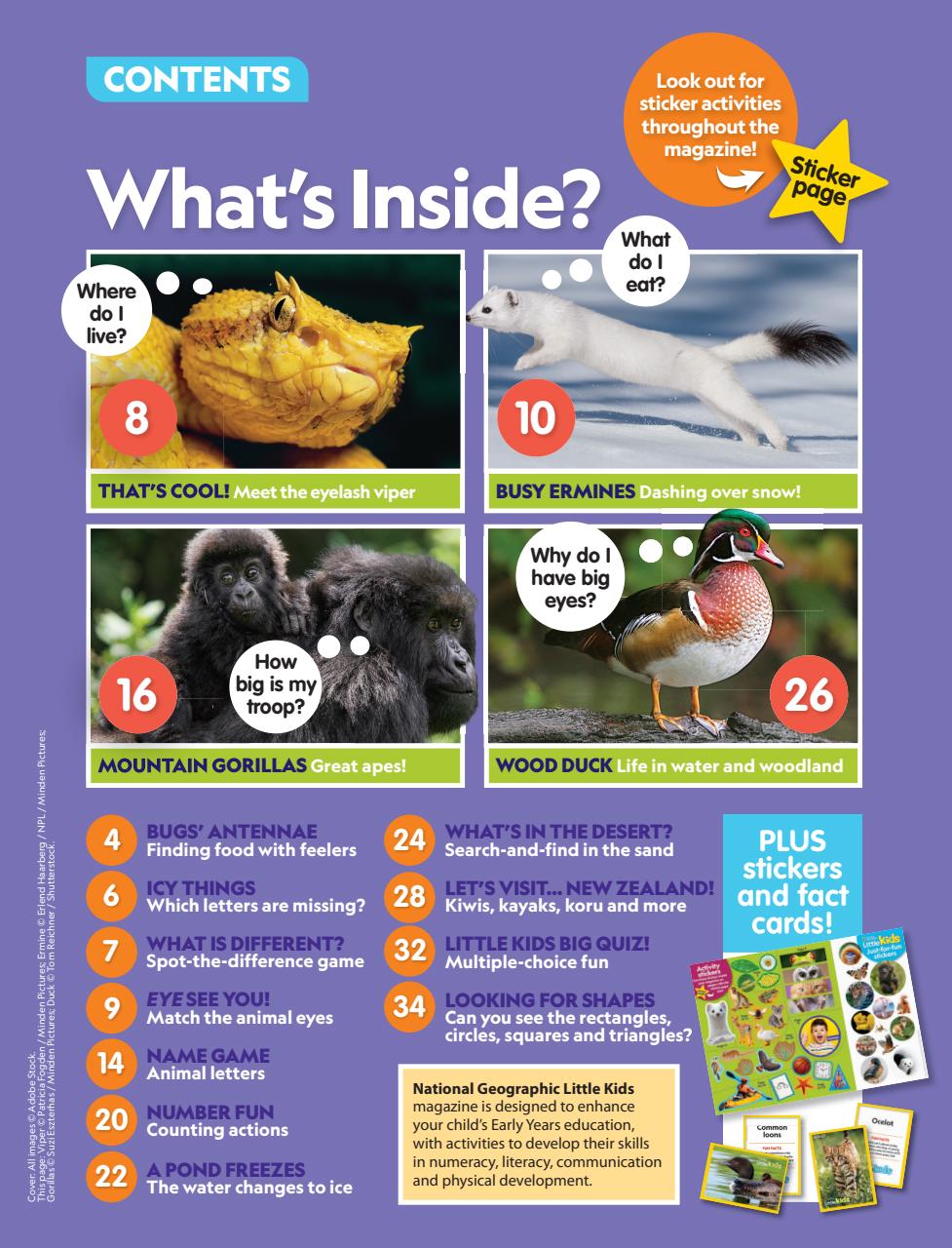 National Geographic Little Kids Preview Pages