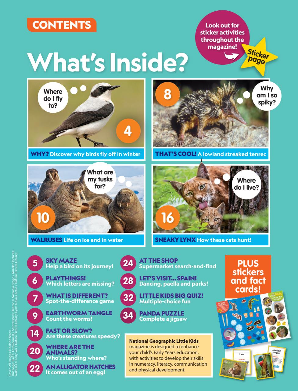 National Geographic Little Kids Preview Pages