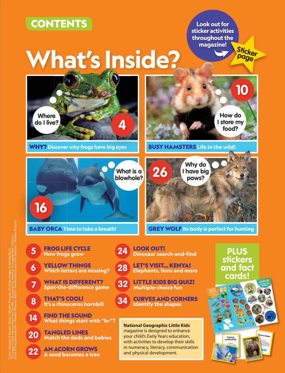 National Geographic Little Kids Preview Pages