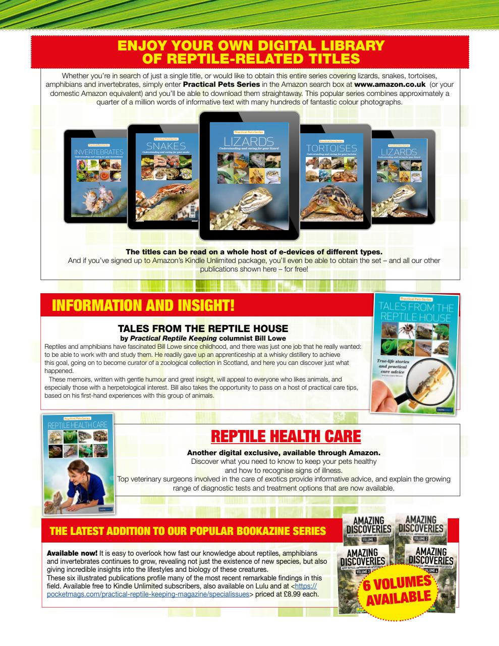Practical Reptile Keeping Preview Pages