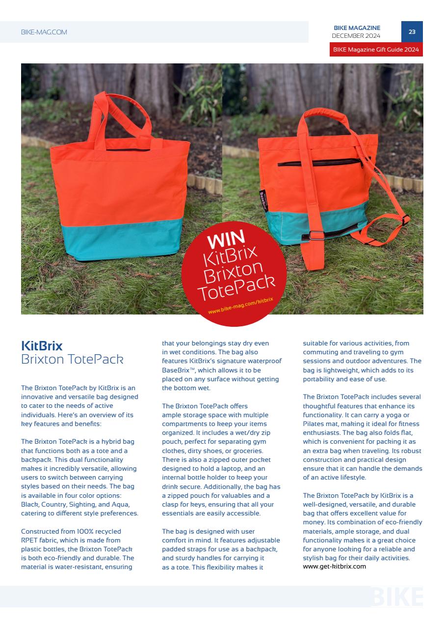 BIKE Magazine Preview Pages