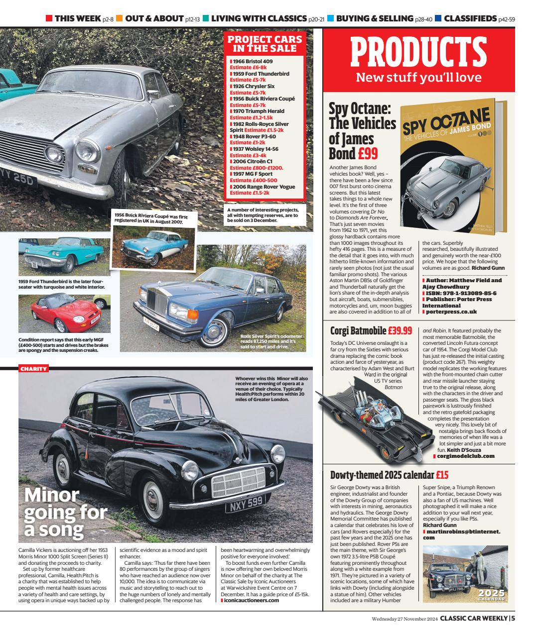 Classic Car Weekly Preview Pages