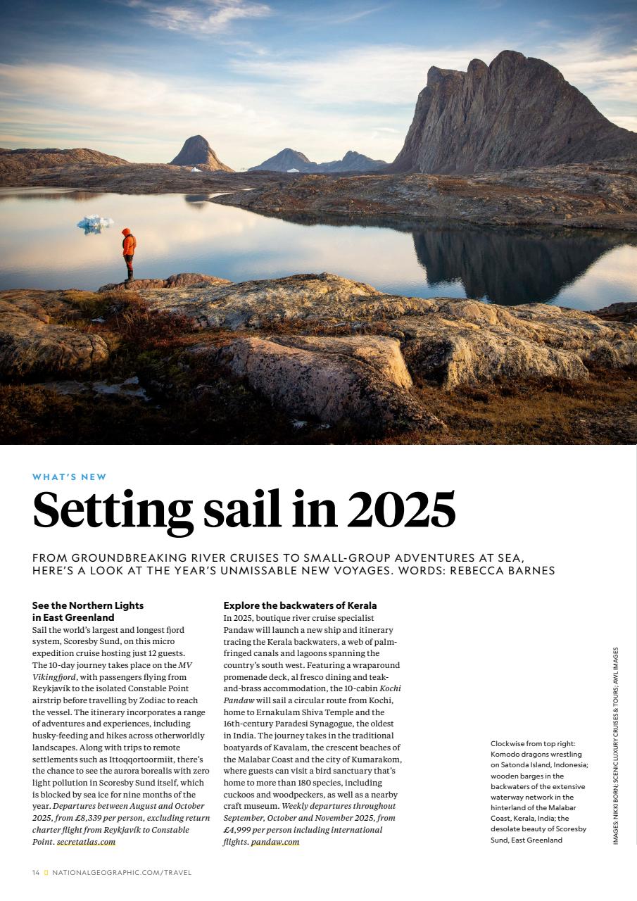 National Geographic Traveller UK Preview Pages