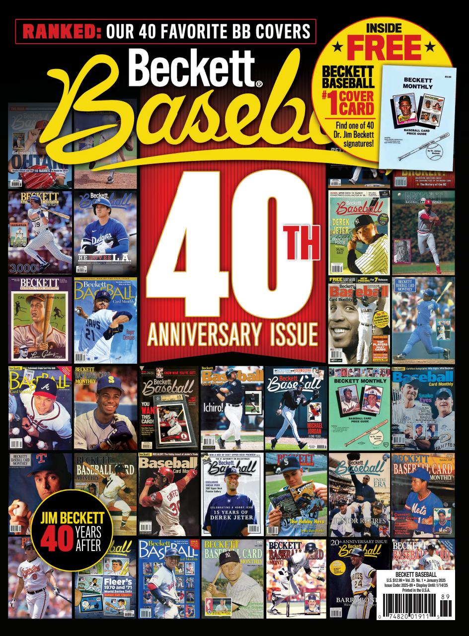 Beckett Baseball Magazine Preview Pages