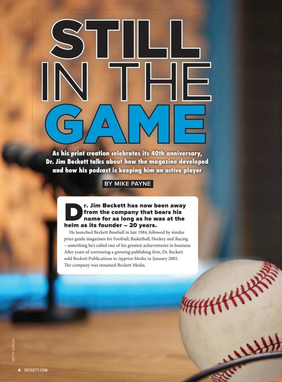 Beckett Baseball Magazine Preview Pages