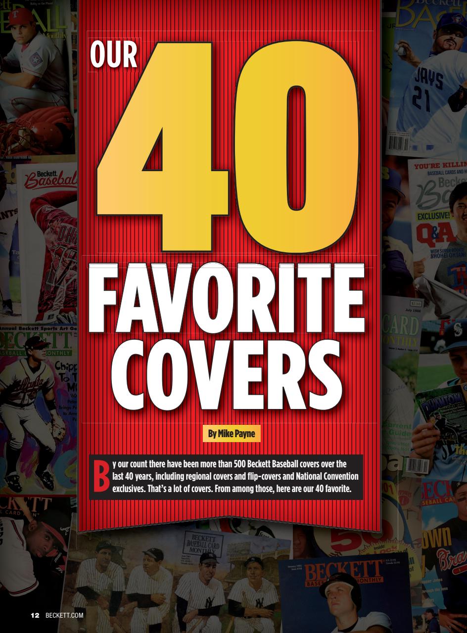 Beckett Baseball Magazine Preview Pages