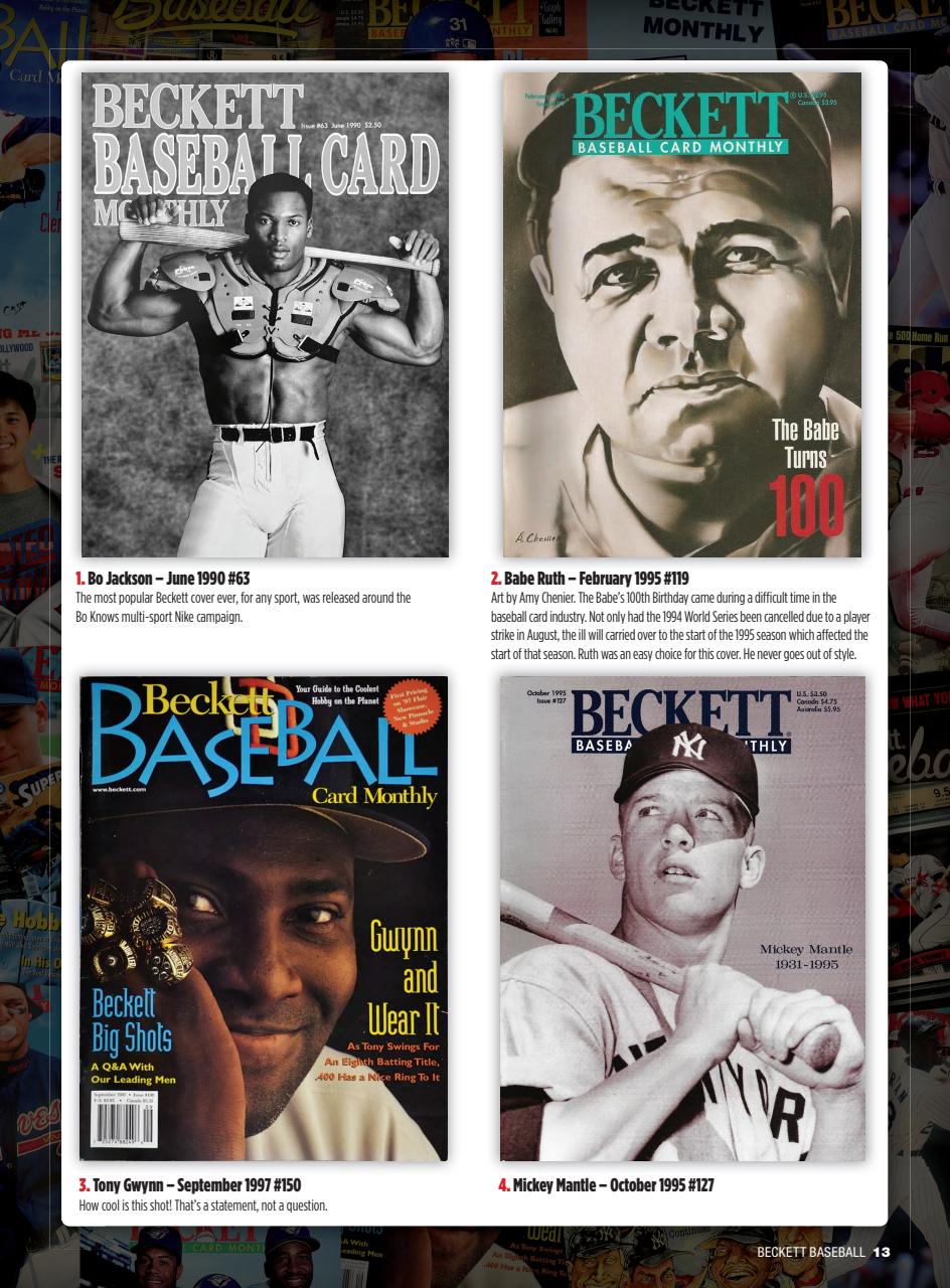 Beckett Baseball Magazine Preview Pages
