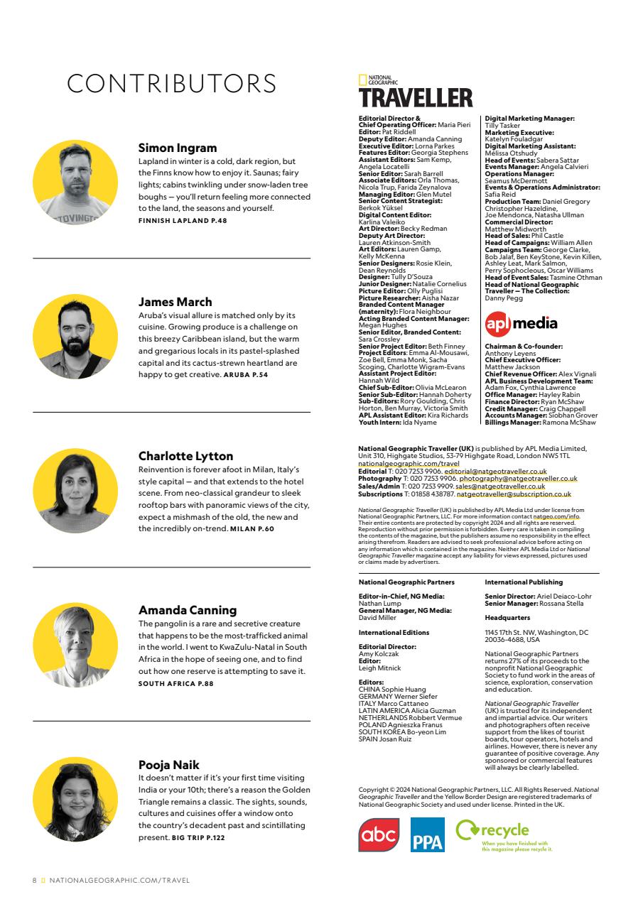 National Geographic Traveller UK Preview Pages