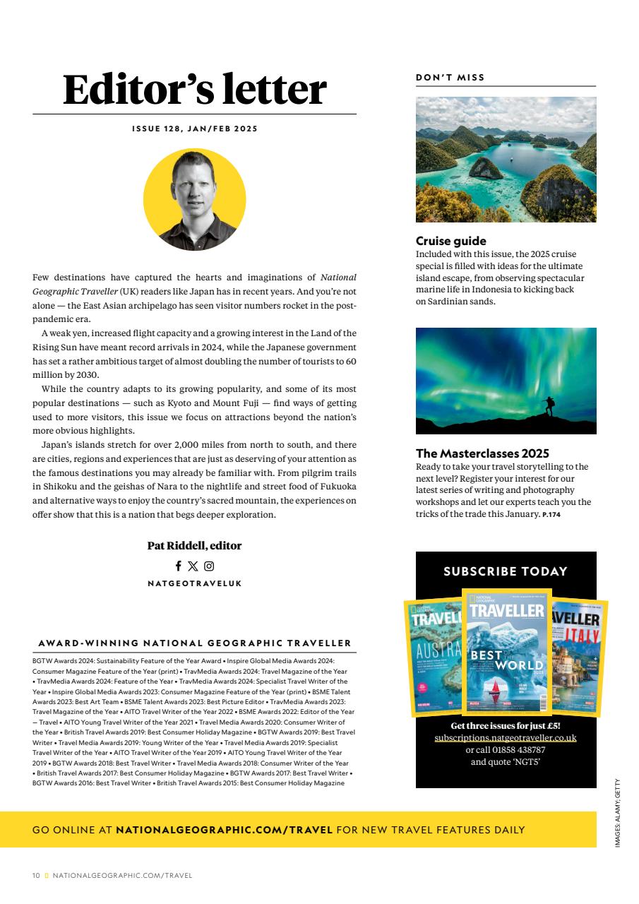 National Geographic Traveller UK Preview Pages