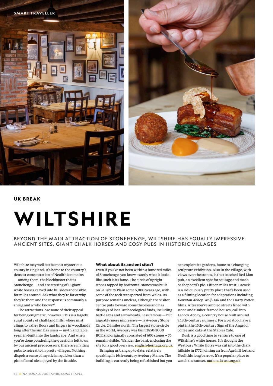 National Geographic Traveller UK Preview Pages