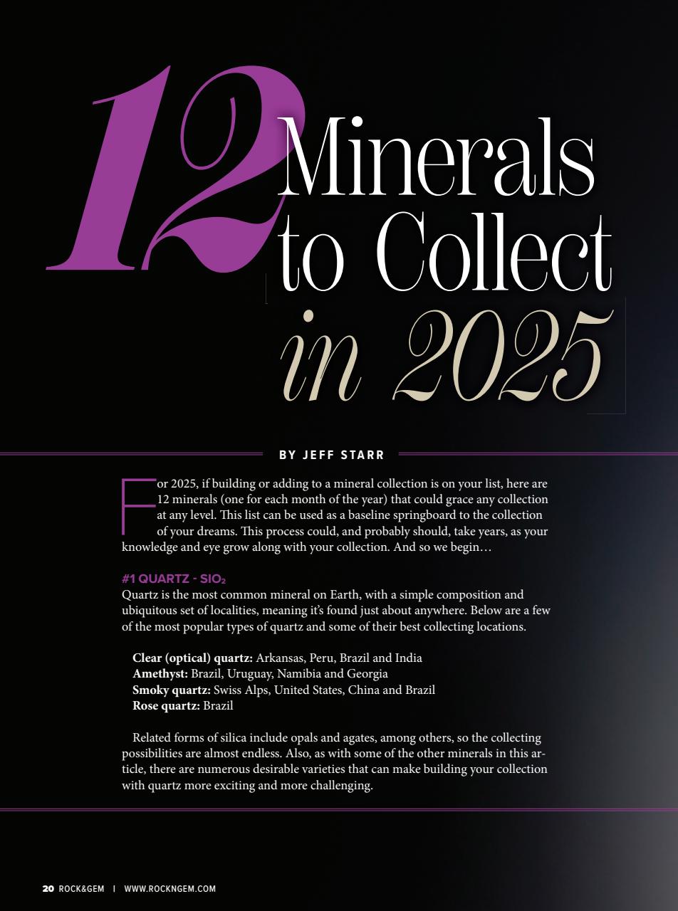 Rock&Gem Magazine Preview Pages