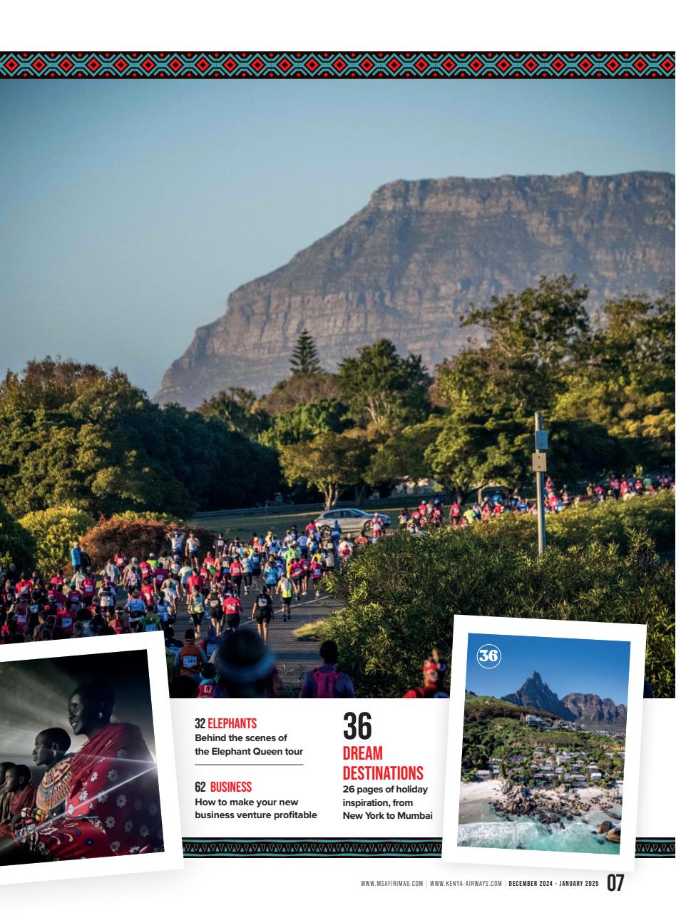 MSAFIRI – Kenya Airways Inflight Preview Pages