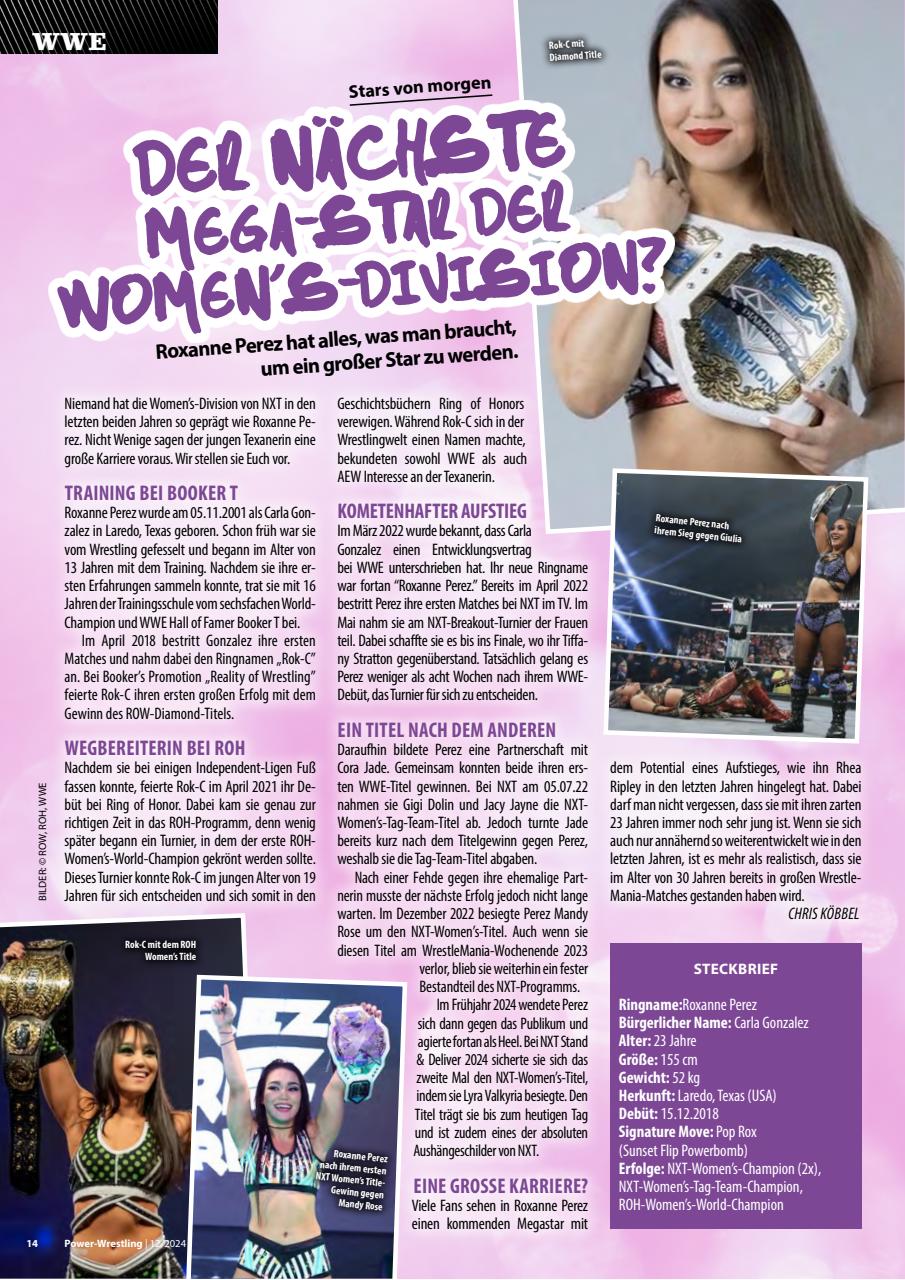 Power-Wrestling Preview Pages