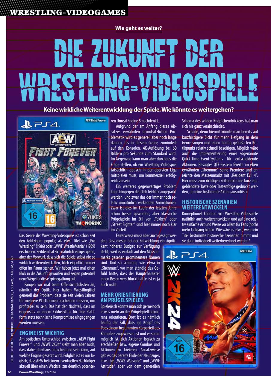 Power-Wrestling Preview Pages