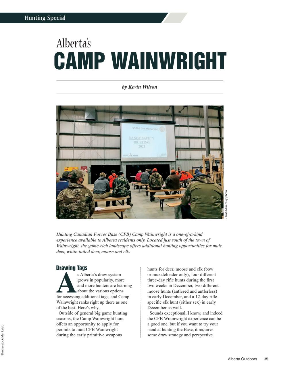 Alberta Outdoors Preview Pages