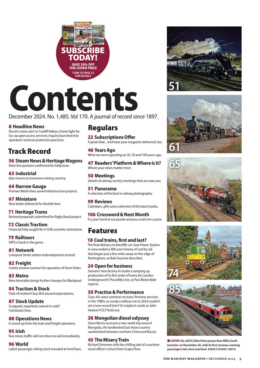 Railway Magazine Preview Pages