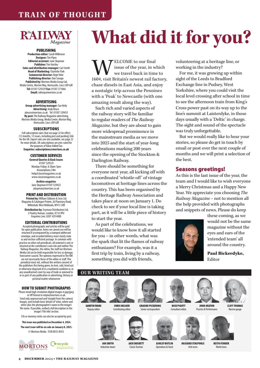 Railway Magazine Preview Pages