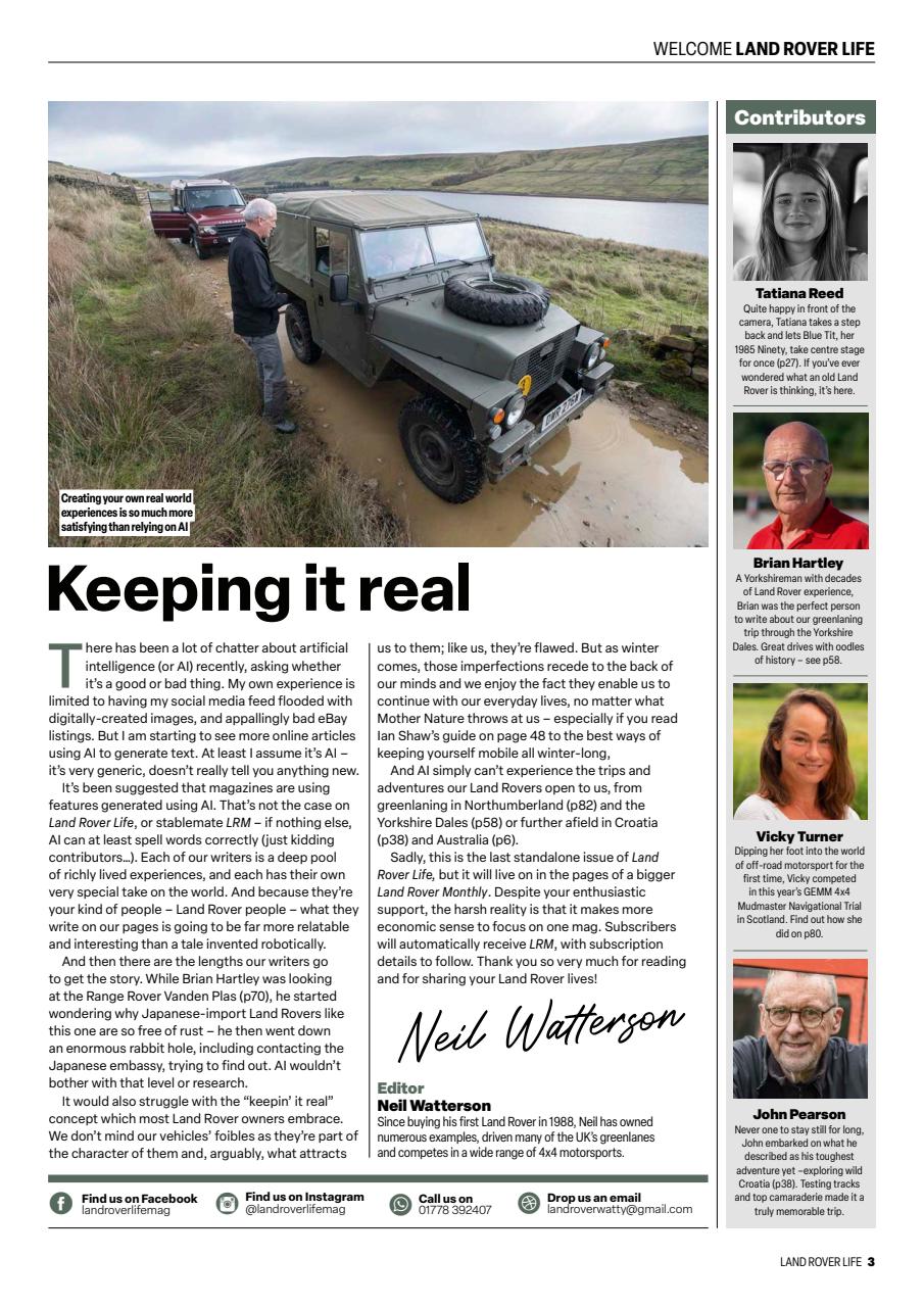 Land Rover Life Preview Pages
