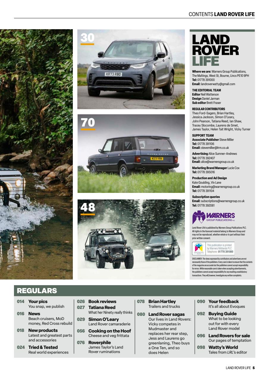 Land Rover Life Preview Pages