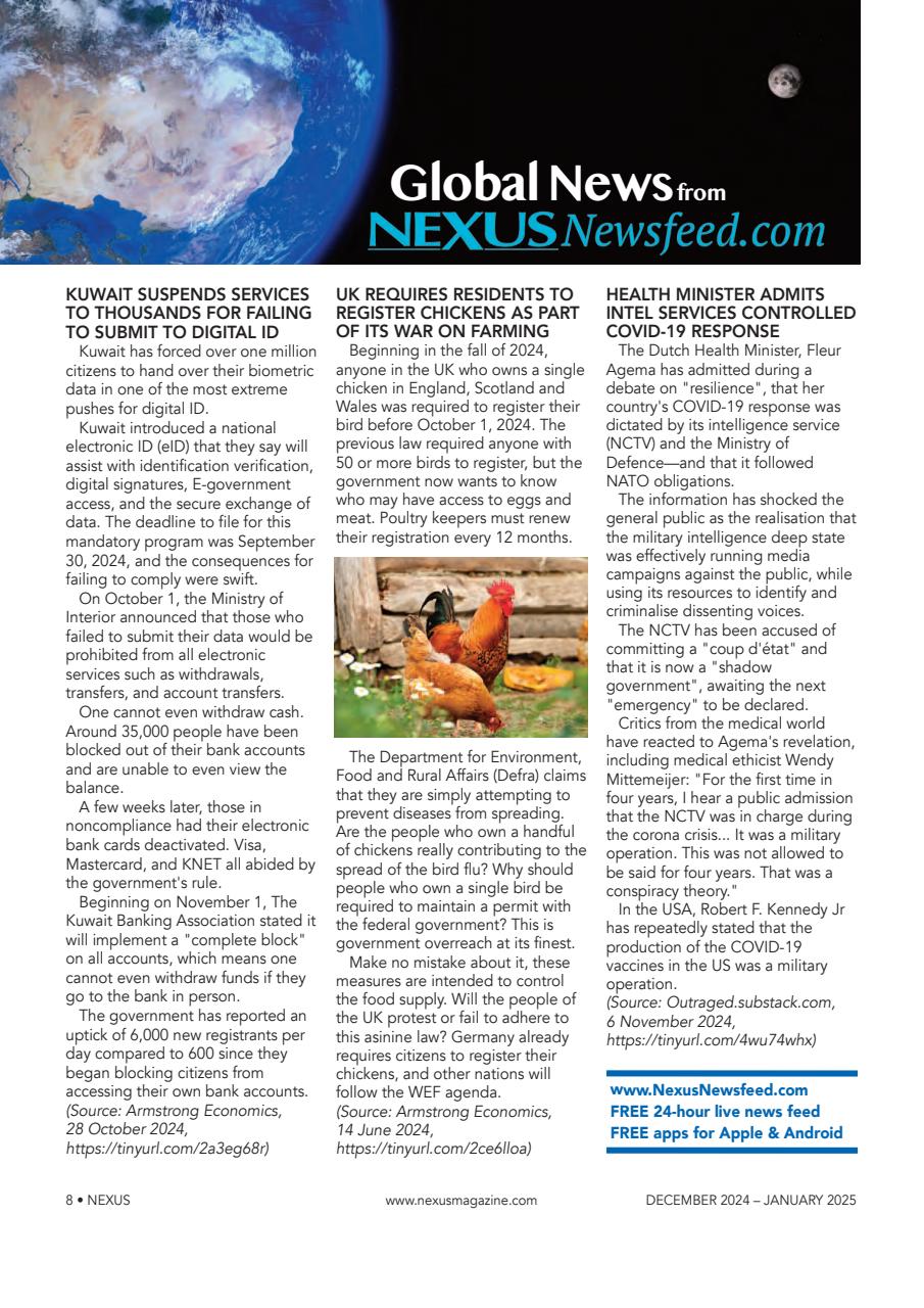 Nexus Magazine Preview Pages
