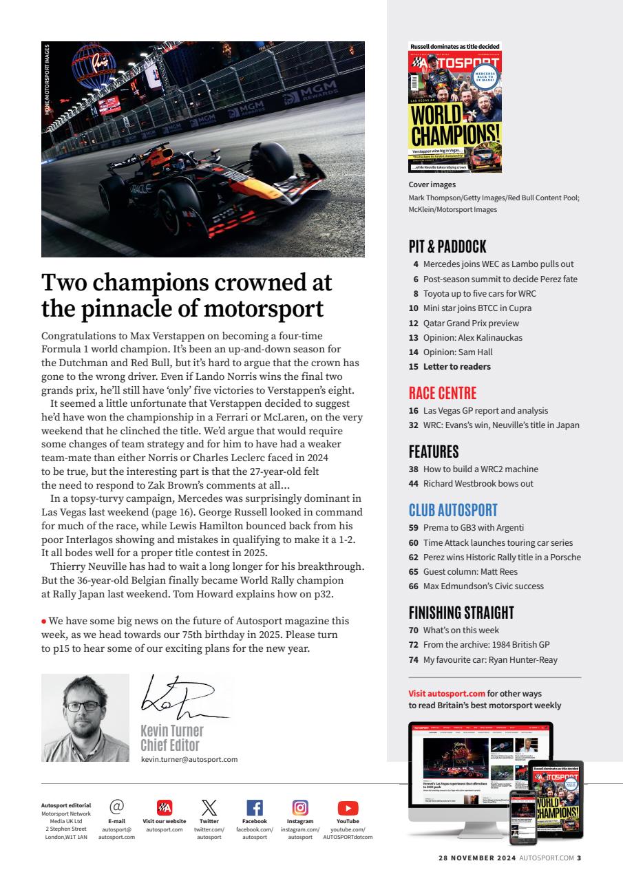 Autosport Preview Pages